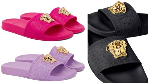 real versace slides vs fake|versace shoes real or fake.